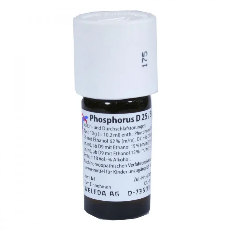 Weleda Phosphorus D 25/ Sulfur D 25 aa Dilution – Produktbild 1 von 2