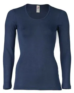 Engel natur Engel Natur Damen-Shirt Langarm Unterhemd Schurwolle Seide – Produktbild 1 von 1