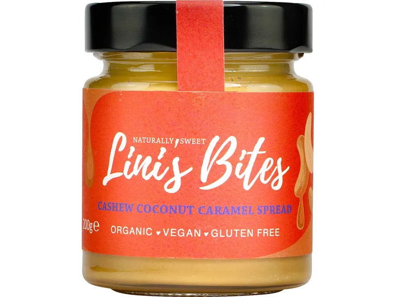 Lini's Bites Lini's Bites Bio-Aufstrich, Cashew Coconut Caramel, vegan, 200 g – Produktbild 1 von 1