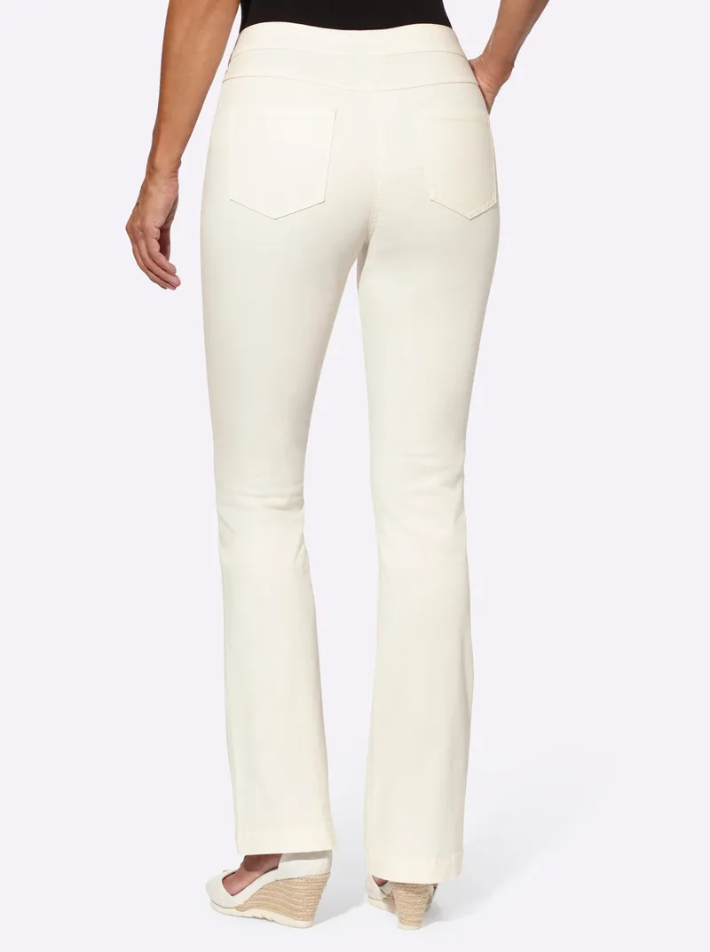 Witt Bootcut-Jeans, Ecru, – Produktbild 1 von 2