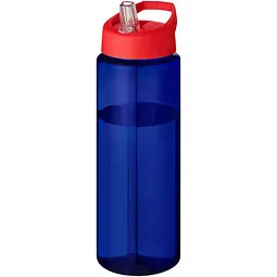 Unbranded H2O Active® Eco Vibe 850 ml Sportflasche mit Ausgussdeckel, blau, rot – Produktbild 1 von 1