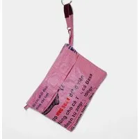 REFISHED fair fashion REFISHED fair fashion Täschchen 'BAG-IN-BAG' (XL) - upcycelte Fischfuttersäcke, #fish altrosa, – Produktbild 1 von 1