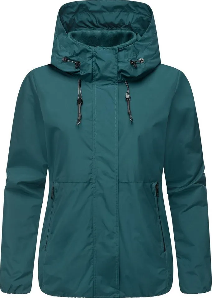ragwear ragwear Outdoorjacke Sunniva Light Wasserdichte und atmungsaktive Damen Übergangsjacke, Grün, – Produktbild 5 von 5