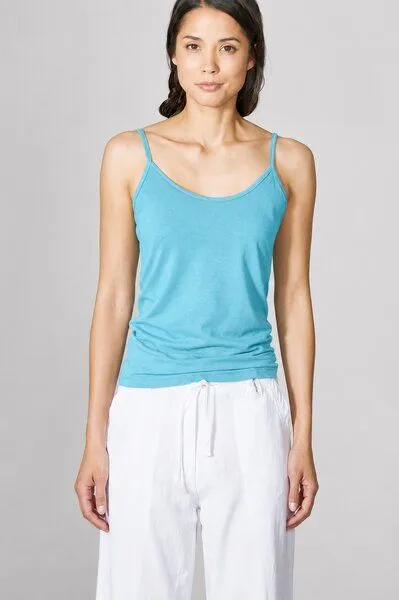 HempAge HempAge Trägertop Hanf/Biobaumwolle, Wave (blau), – Produktbild 2 von 4