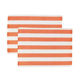 El Puente El Puente Tischset aus Baumwolle in Orange (2er-Set) | Fair Trade & Handmade aus Indien – Produktbild 1 von 1