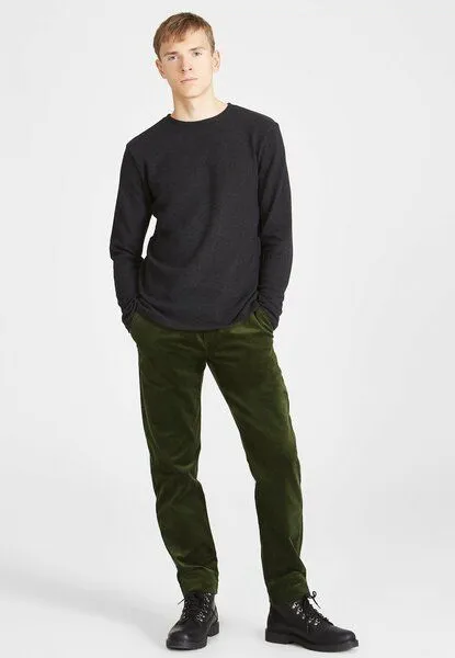 Givn Berlin Givn Berlin Herren Sweater aus recycelter Baumwolle "Ian", Dark grey, – Produktbild 2 von 4