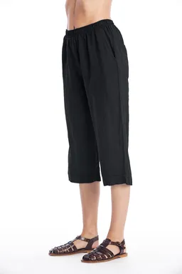RAVENS VIEW IBIZA RAVENS VIEW IBIZA Damen vegan Hose Elly Schwarz – Produktbild 1 von 1