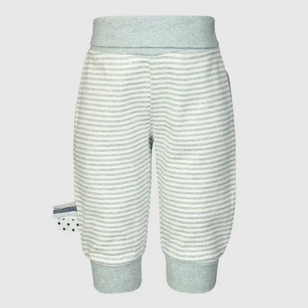 OrganicEra Baby-Hose mit Gummiband 'OrganicEra' aus Bio-Baumwolle, Grün, – Produktbild 5 von 8