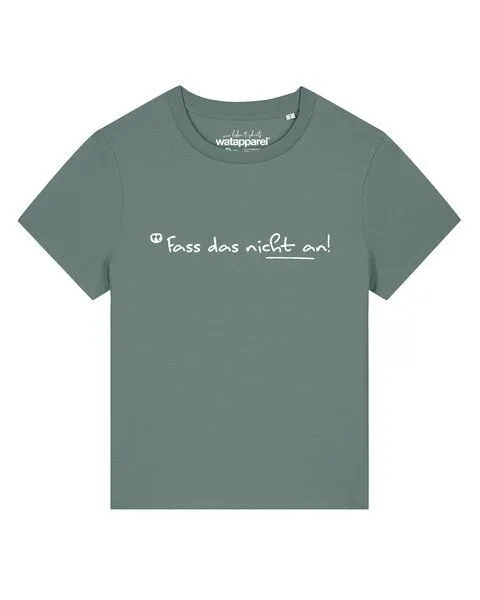 watapparel watapparel T-Shirt Frauen Fass das nicht an, Green bay, – Produktbild 1 von 2
