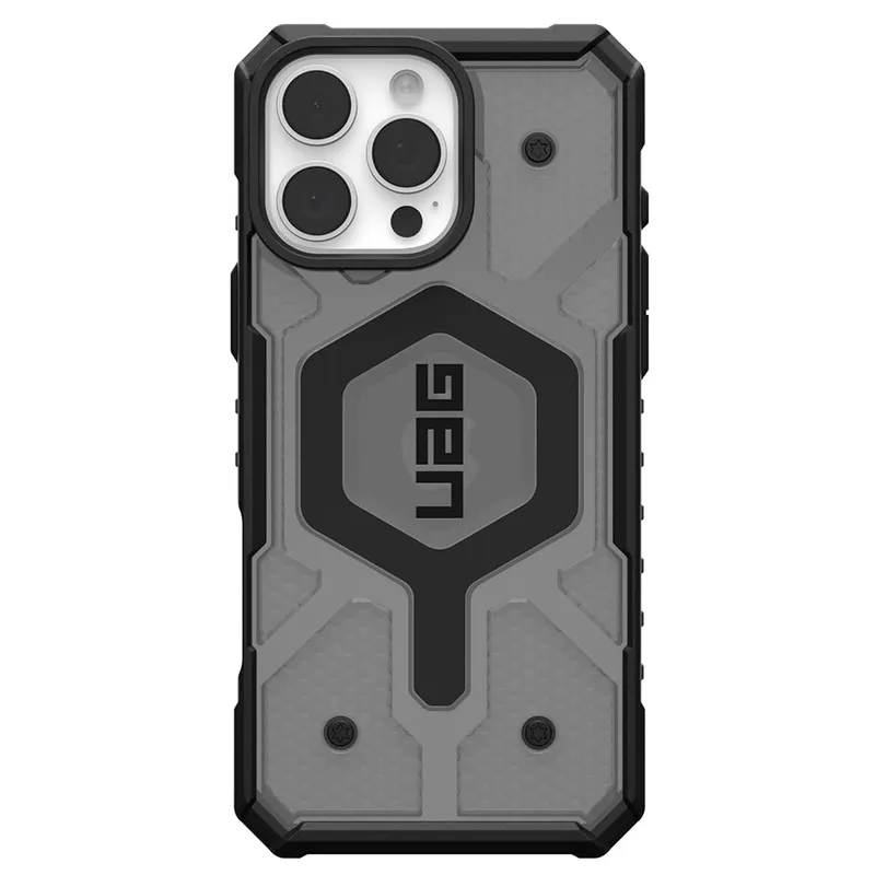 Urban Armor Gear MagSafe-Hülle für Apple iPhone 16 Pro, Urban Armor Gear, Pathfinder Clear, Grau – Produktbild 1 von 1