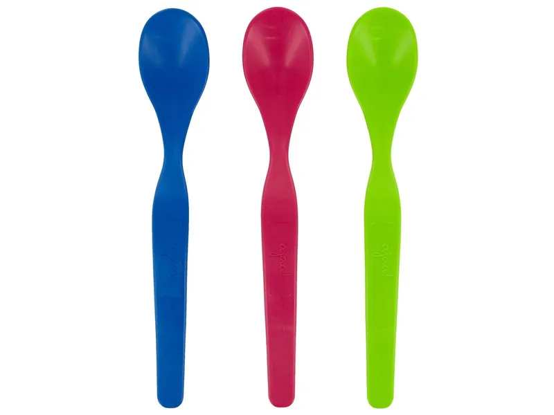 ajaa ajaa Babylöffel aus nachwachsenden Rohstoffen 3er Set lime – Produktbild 1 von 2