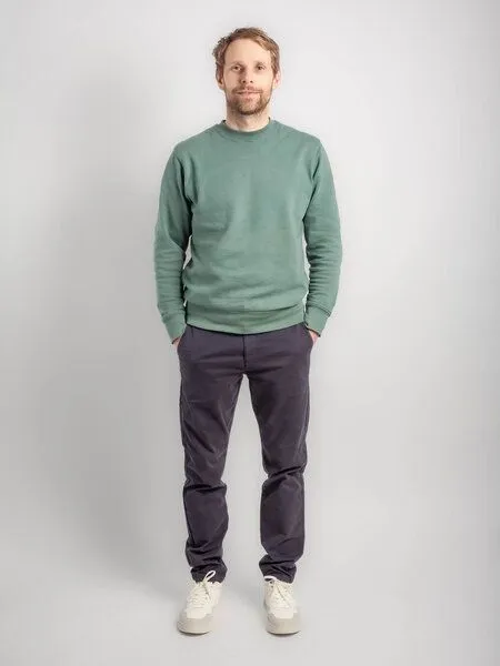 Flax and Loom Flax and Loom Regular Fit Chino, Navy (blau), – Produktbild 6 von 6