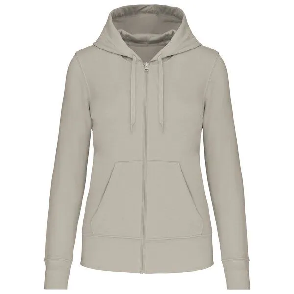 Greenspired Greenspired Umweltfreundliches Kapuzensweatshirt mit Zip für Damen 280g/m² XS-XXL, Ton, – Produktbild 1 von 2