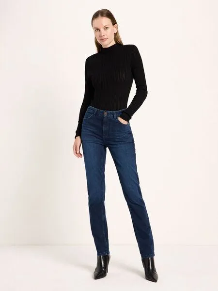 LANIUS LANIUS Slim Jeans FIELD, Dark blue denim, – Produktbild 2 von 4