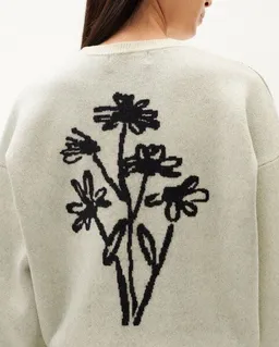thinking mu thinking mu warmer Wollpullover mit Blumen-Muster im Rücken - Philis – Produktbild 1 von 1