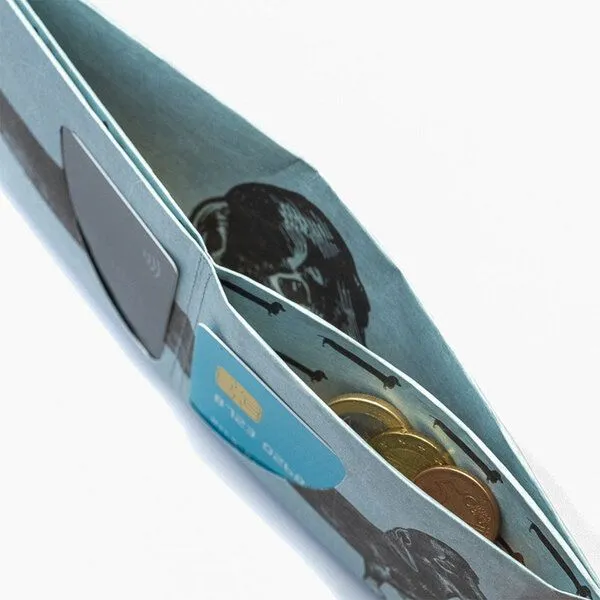 paprcuts paprcuts RFID Portemonnaie, Sausage dog (blau schwarz), – Produktbild 3 von 3