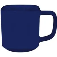 Keramiktasse "Oxford" 290 ml, kobalt – Produktbild 1 von 1