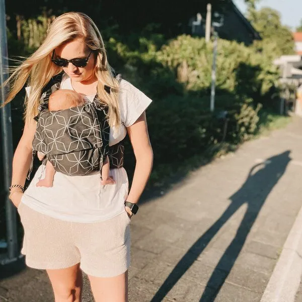 Hoppediz Hoppediz Babytrage - Buckle, Malmö aqua, – Produktbild 2 von 2
