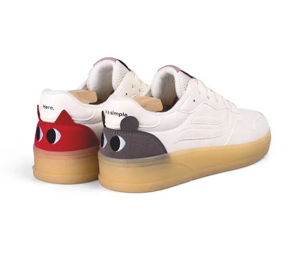 Genesis Footwear Genesis Footwear G-Soley Sneaker YIAYIA AND FRIENDS mit veganen Leder aus Olivenöl-Resten, Offwhite (weiß), – Produktbild 3 von 4