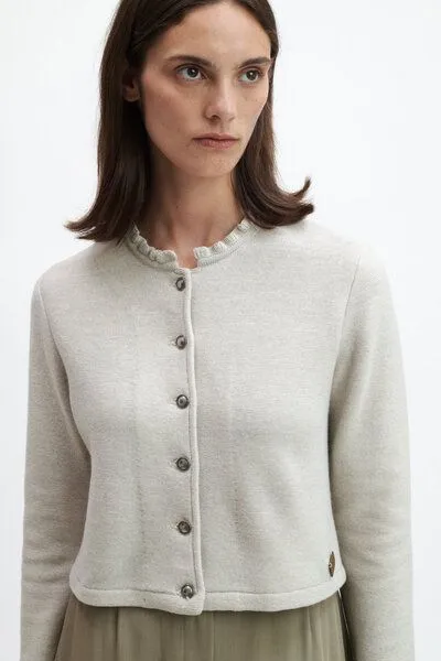 Stapf Damen Strickjacke Deborah, Écru, – Produktbild 3 von 4