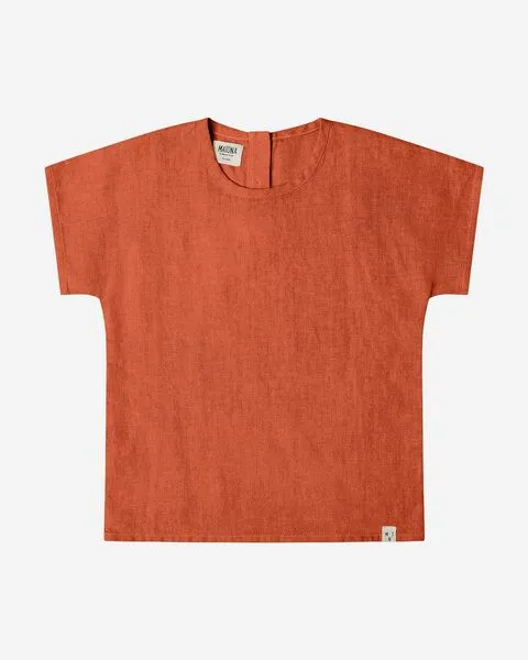 MATONA Matona T-Shirt | Easy T-Shirt |aus Leinen, Rooibos, – Produktbild 2 von 3