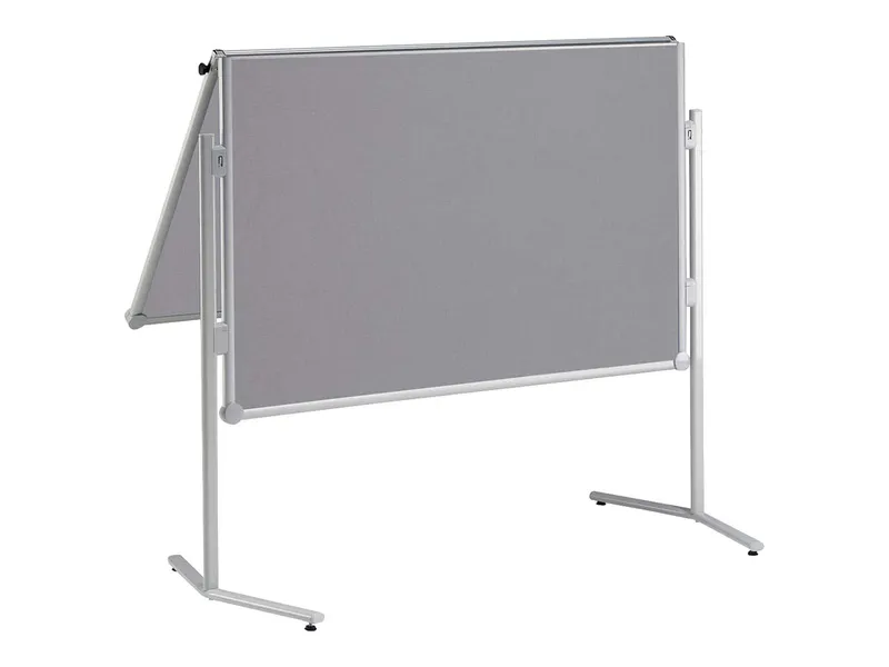 Maul Maul Moderationswand 'MAULpro' klappbar mit Textiloberfläche grau 150 x 120 cm – Produktbild 1 von 1