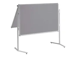 Maul MAUL Moderationswand 'MAULpro' klappbar mit Textiloberfläche grau 150 x 120 cm – Produktbild 1 von 1