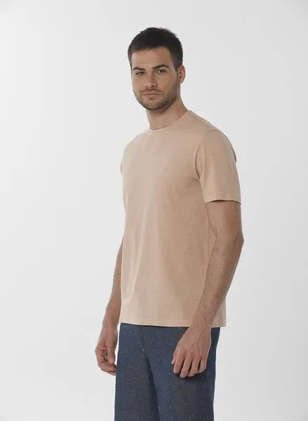 ORGANICATION ORGANICATION Natural Garment Dyed T-Shirt aus Bio-Baumwolle, Natural, – Produktbild 3 von 4