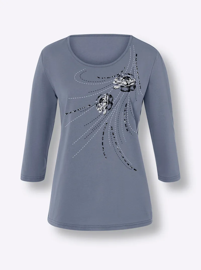 Witt T-Shirt, Taubenblau, – Produktbild 1 von 2