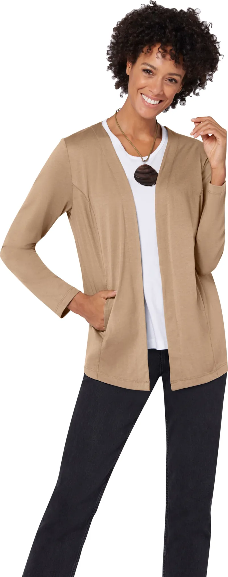 Witt Shirtjacke camel, Camel, – Produktbild 2 von 2