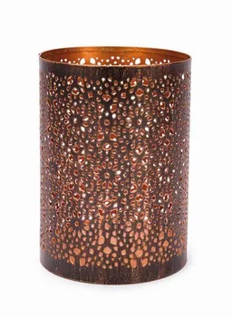 El Puente El Puente Teelichthalter "Flowers" | Fair Trade & Handmade aus Indien – Produktbild 1 von 1