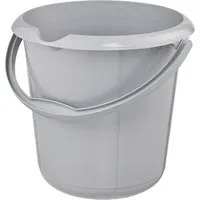 Keeeper keeeper Eimer "Mika Eco Line" mit Ausguss, Skala und Griff, Ø 30 cm, 10 l, grau – Produktbild 1 von 1