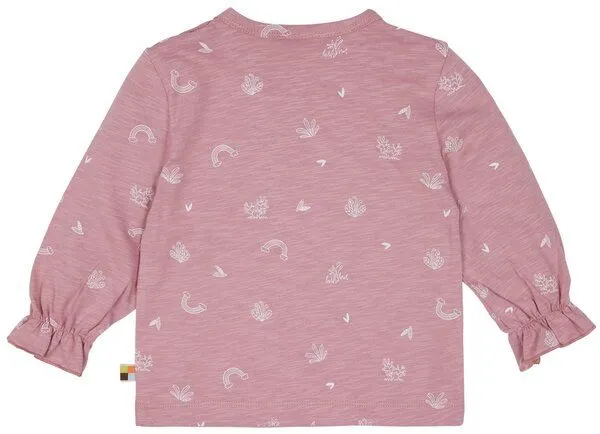 loud + proud loud + proud Babys & Kinder Shirt Slub Jersey mit Druck, GOTS-zertifiziert, Aster(rosa), – Produktbild 2 von 2