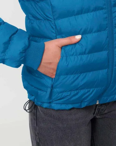 YTWOO YTWOO Leichte sportliche Jacke für Damen | Steppjacke | aus recyceltem PET, Royalblau, – Produktbild 4 von 4