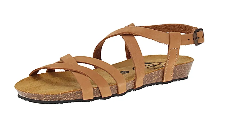 Plakton Plakton Damen Riemchensandaletten, Braun, – Produktbild 1 von 6