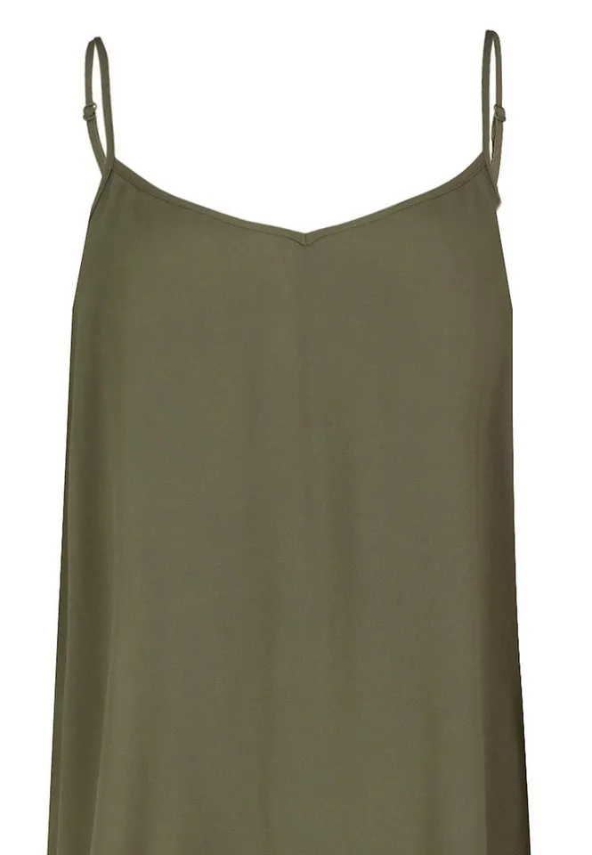 Eight2Nine Shirtkleid Elegantes Outfit mit verstellbaren für Damen (lang) LENZING™ ECOVERO™ nachhaltig Regulär geschnitten Fit unifarben, Grün, – Produktbild 2 von 2