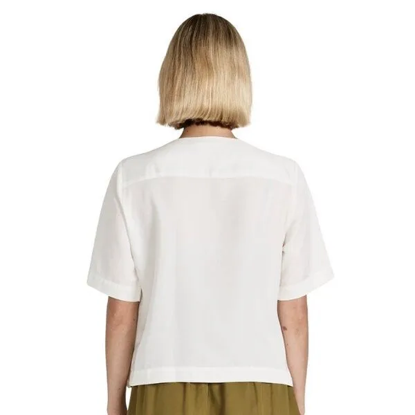 Givn Berlin Givn Berlin Wickelbluse MISHA aus TENCEL REFIBRA Lyocell - White, White (weiss), – Produktbild 2 von 4
