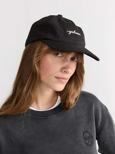 Yahmo Yahmo Mika Cap Baumwolle, Schwarz, – Produktbild 7 von 8