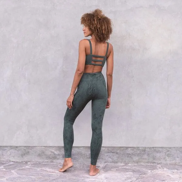 Jaya Jaya CARMEN - Damen - Bra für Yoga aus Biobaumwolle, Forest/grün, – Produktbild 4 von 4