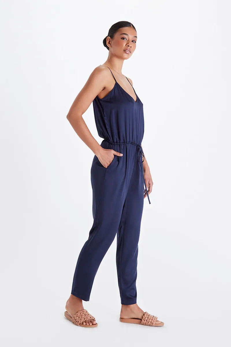 Neu Nomads Neu Nomads Damen vegan Jumpsuit Kordelzug Sydney Mitternacht, Extra dunkelblau, – Produktbild 2 von 2