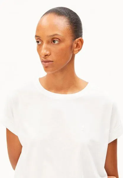 ARMEDANGELS ARMEDANGELS IDAARA Damen T-Shirt aus Bio-Baumwolle, White, – Produktbild 4 von 5