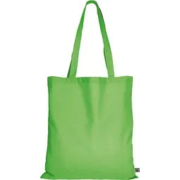 TEXXILLA Fairtrade Baumwolltasche mit langen Henkeln, hellgrün – Produktbild 1 von 1