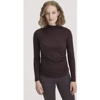 hessnatur hessnatur Shirt Langarm Slim ACTIVE FUNCTIONAL aus Bio-Merinowolle und TENCEL Lyocell, Schwarzbeere, – Produktbild 1 von 1