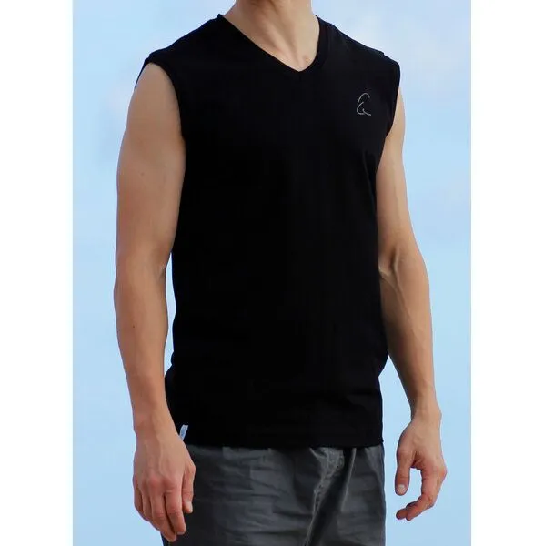 ESPARTO ESPARTO Tanktop Herren Takat, Schwarz, – Produktbild 1 von 3