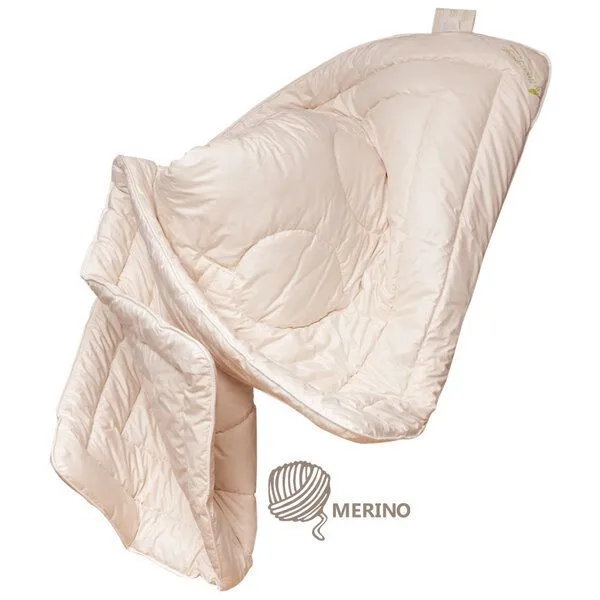 purnatour purnatour Bio kbT Merino-Schurwolle kbA Bettdecke Sommer leicht – Produktbild 1 von 4