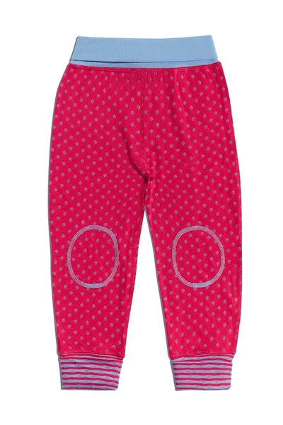 Leela Cotton Leela Cotton 4 Farben Wendehose Bio-Baumwolle Schlafanzughose, Persischrot, – Produktbild 2 von 3