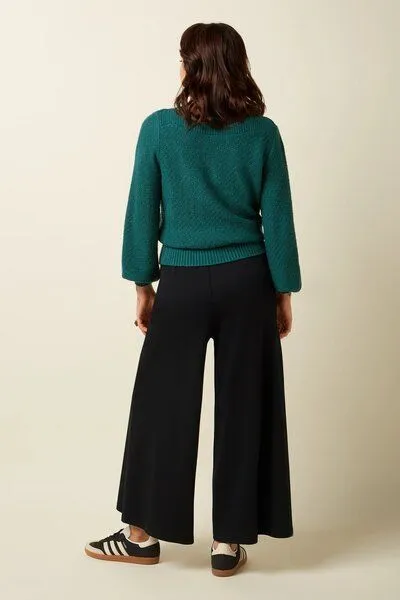 king louie king louie Pia Culotte Milano Uni, Schwarz, – Produktbild 3 von 4