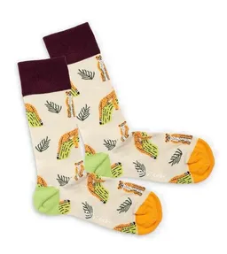 DillySocks DillySocks Socken Chillaxing Cat aus Biobaumwoll-Mix – Produktbild 1 von 1