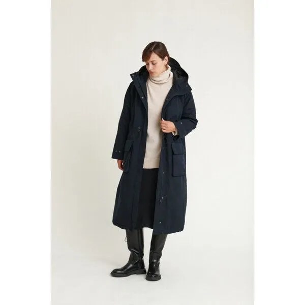 Basic Apparel Basic Apparel Wintermantel Ajlin Parka aus recyceltem Polyester, Blau (sky captain), – Produktbild 1 von 2