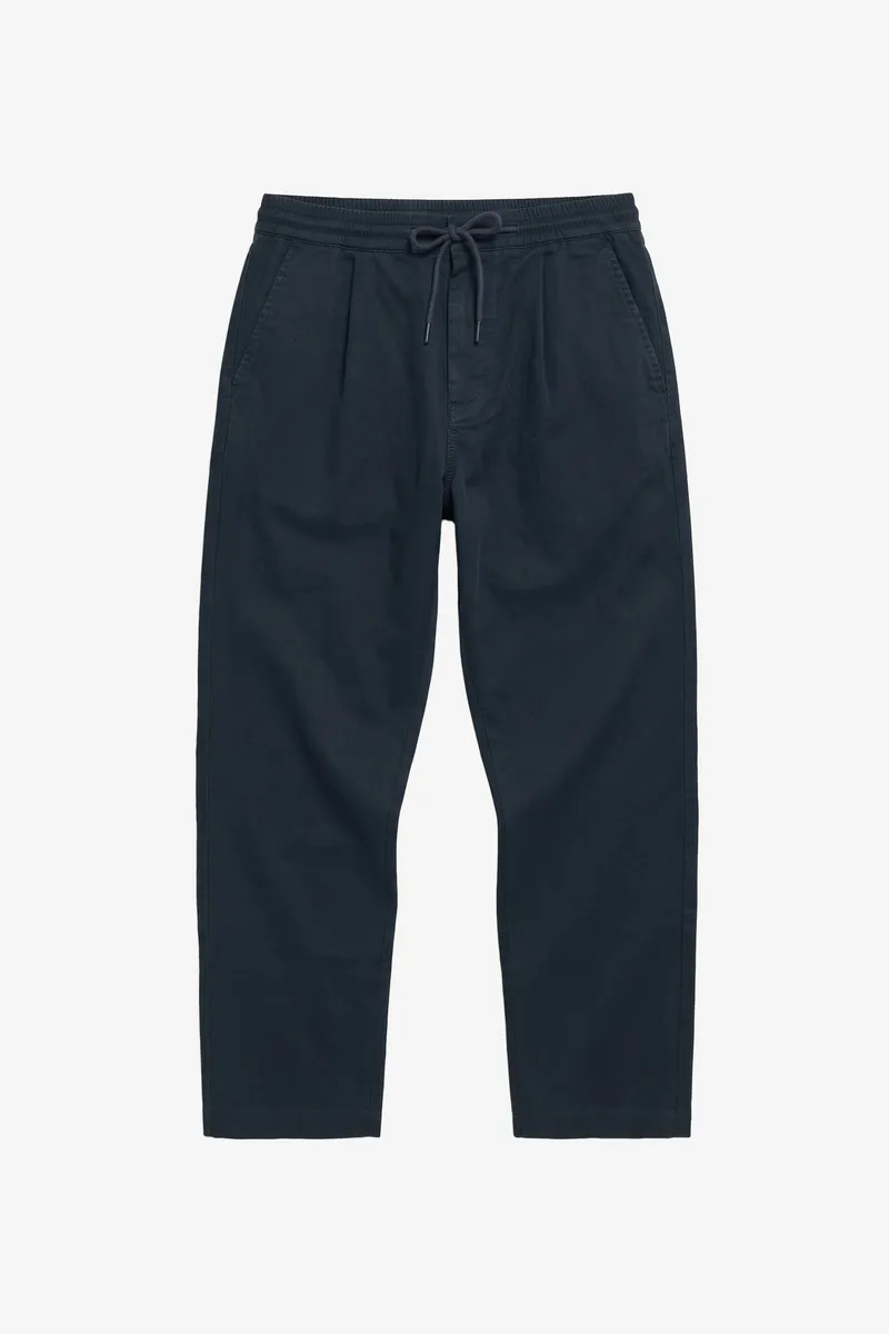 KnowledgeCotton Apparel KnowledgeCotton Apparel Herren vegan Hose Fig Comfort Canvas Total Eclipse Blau, Blau, – Produktbild 1 von 2